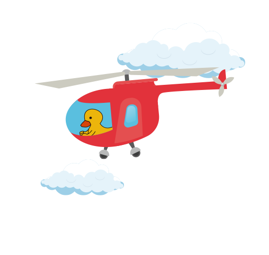 Helicóptero Mi Pato Cua Cua